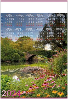 Kalendarz Plakatowy B-1, P06 - MOSTEK 2024 TELEGRAPH