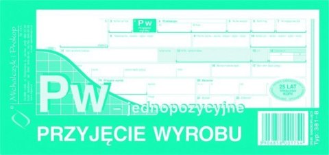 381-8 PW jednopozycyjne przyjęcie wyrobu MICHALCZYK I PROKOP (X)