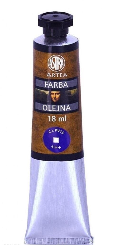 Farba olejna Astra tuba 18ml - ultramaryna fioletowa, 83410965