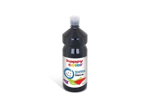 Farba tempera Premium 1000ml, czarny, Happy Color HA 3310 1000-9