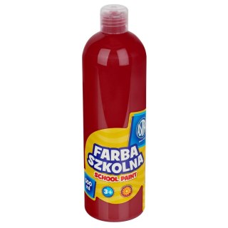 Farba szkolna Astra 500 ml - czerwona ciemna, 301217005