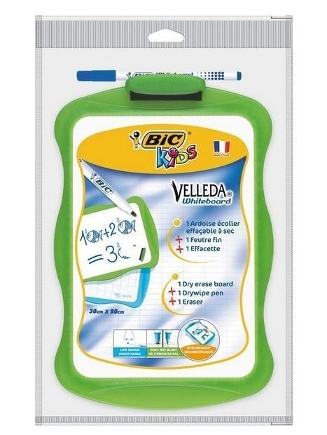 BIC Kids Velleda tablica+marker+wymazywacz, blister 1+1+1szt, 841362