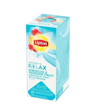 Herbata LIPTON CLASSIC HIBISKUS MARAKUJA 25kopert