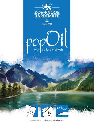 Blok POP OIL A4 10ark 250g BLO-OIA4PO