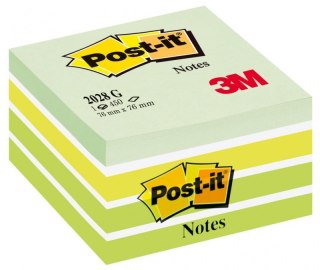 Bloczek 3M POST-IT 2028-G 76x76mm zielony 450k FT510093238