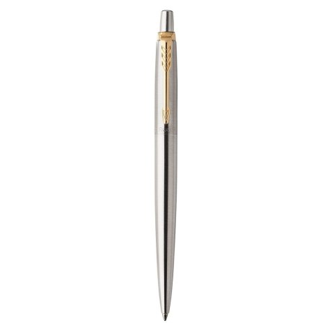 Długopis żelowy (czarny) JOTTER STAINLESS STEEL GT 2020647, giftbox