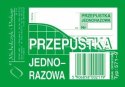 571-9 PJ Przepustka jednorazowa A7 (80 MICHALCZYK I PROKOP )