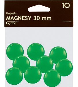 Magnes 30mm GRAND, zielony, 10 szt 130-1697