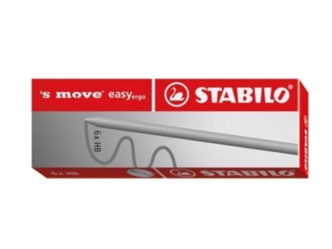 Grafity MOVE EASY E7890/6-HB 3,15 STABILO 6szt w pud.