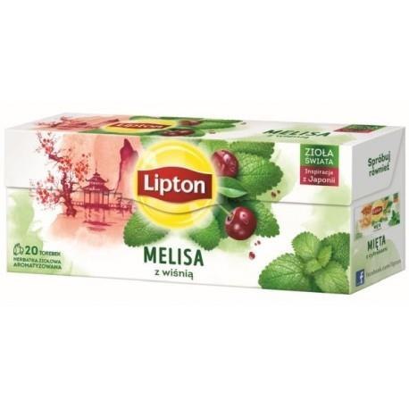 Herbata LIPTON MELISA Z WIŚNIĄ 20t ziołowa