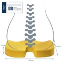 Ortopedyczna poduszka na krzesło Leitz Ergo Cosy, żółta 52840019
