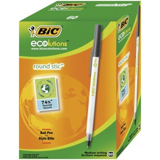 Długopis BIC Round Stic Ecolutions czarny, 8932392