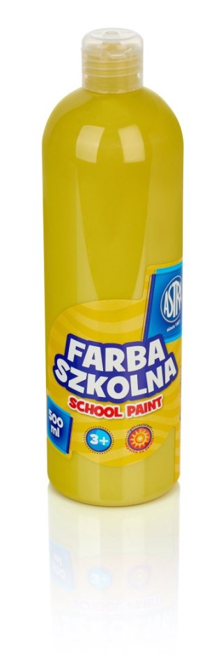 Farba szkolna Astra 500 ml - żółta, 83410903