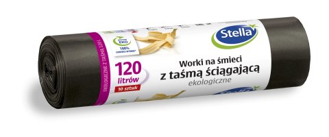 Worki na śmieci ekologiczne 120l Stella 004171