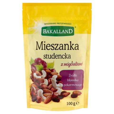 Mieszanka Studencka z migdałami 100g BAKALLAND