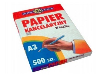 Papier kancelaryjny A3 kratka(500) INTERDRUK