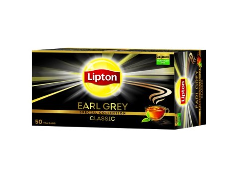 Herbata LIPTON EARL GREY 50 torebek czarna