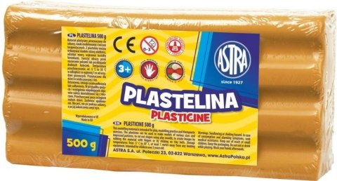 Plastelina Astra 500g pomarańczowa, 303117005