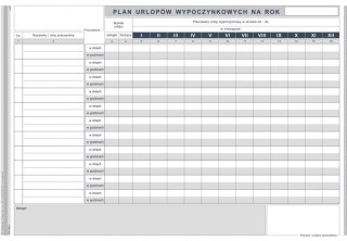 525-1 Plan urlopów wypoczynk. MICHALCZYK I PROKOP