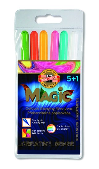 Flamastry 7716/12AB MAGIC 5+1 KIN