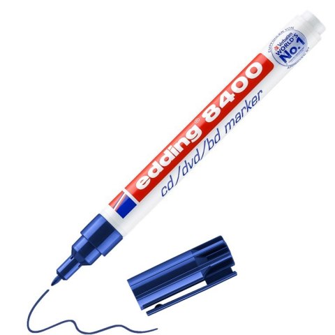 Marker EDDING 8400 do CD niebieski (X)