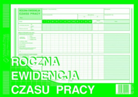 527-1 REC Roczna ewid.czasu pr pracy MICHALCZYK I PROKOP