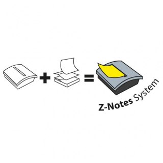 Bloczek samoprzylepny POST-IT Super sticky Z-Notes (R330-SS-VP16), 76x76mm, 14x90 kart., mix kolorów, 2 bloczki gratis