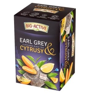 Herbata BIG-ACTIVE EARL GREY CYTRUSY 20 kopert/40g czarna