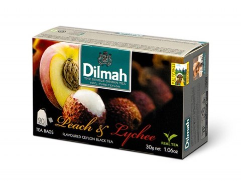 Herbata DILMAH BRZOSKWINIA&LYCHE 20t*1,5g