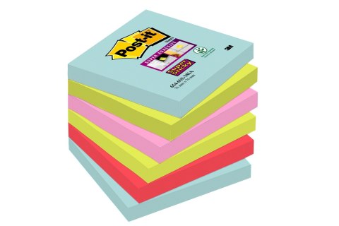 Bloczki 3M POST-IT Z-Notes 76x76mm MIAMI 6x90k Super Sticky 70005291649