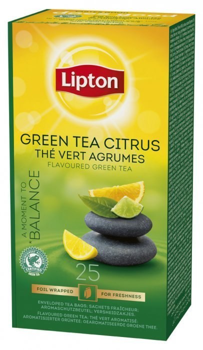 Herbata LIPTON BALANCE Green Tea Citrus (25 kopert fol.)