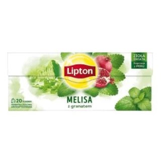 Herbata LIPTON MELISA Z GRANATEM 20t ziołowa