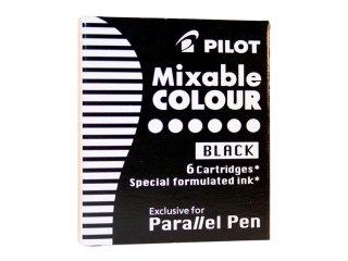 Naboje PARALLEL czarne IC-P3-S6-B PILOT