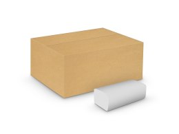 Ręczniki papierowe składane celuloza, 2 warstwy, biały, V-Fold 3000 listków (20szt) VELVET PROFESSIONAL No Name 5600047