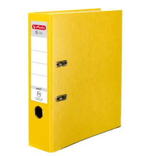 Segregator A4/80mm Q.FILE PP żółty 11167442 Herlitz