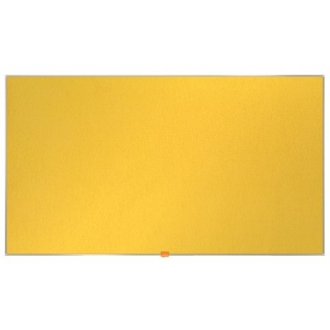 Tablica_ filcowa Nobo, panoramiczna 55null, żółta ( 122,4 x 69,3 cm ) 1905320