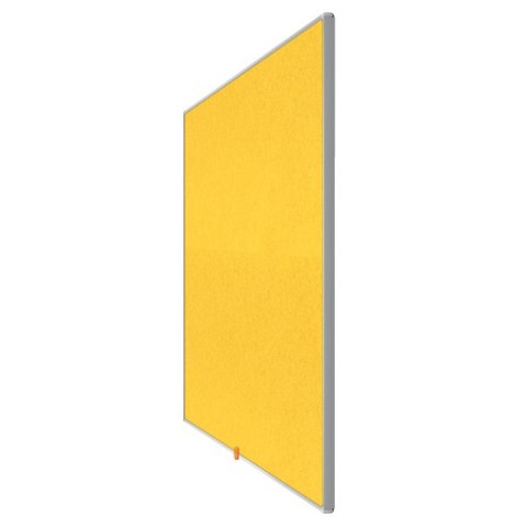 Tablica_ filcowa Nobo, panoramiczna 55null, żółta ( 122,4 x 69,3 cm ) 1905320
