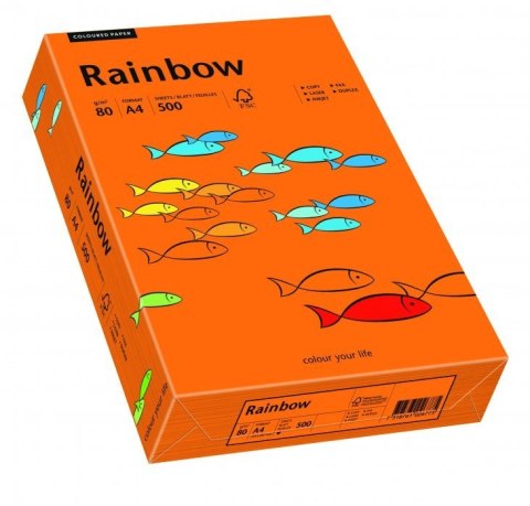 Papier xero kolorowy RAINBOW ciemnopomarańczowy R26 88042453