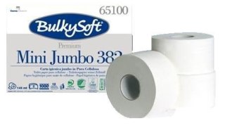 Papier toaletowy mini jumbo 2w 145m (12 rolek) 65100 BulkySoft 65908