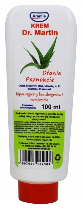 Krem do rąk ARAMIS 100ml aloesowy