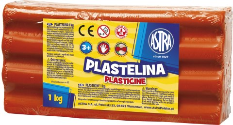 Plastelina Astra 1 kg czerwona, 303111006