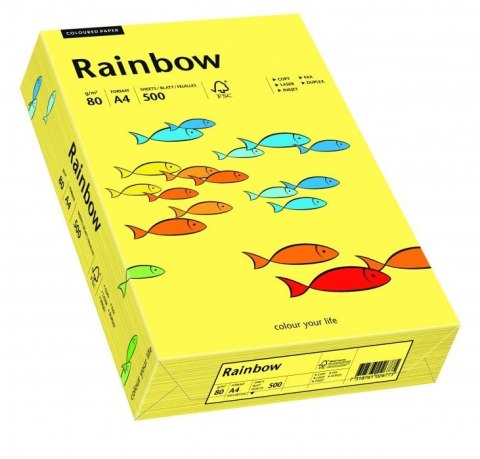 Papier xero kolorowy RAINBOW żółty R16 88042343