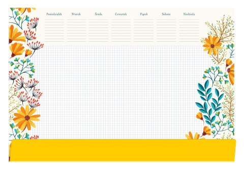 Podkład na biurko-Notes B3-KWIATY, SP-B3-03 Michalczyk i Prokop