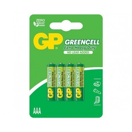 Bateria GREENCELL 24G-U4 1,5V (4) R03 chlorkowo-cynkowa GP (AAA)