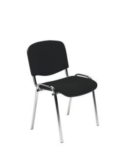 Krzesło konferencyjne ISO chrome C-11/EF019 czarny Nowy Styl