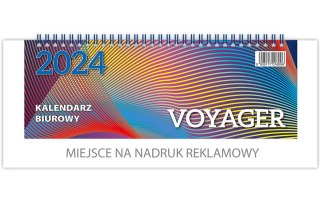 Kalendarz biurowy VOYAGER 2024 (H4b) -biały TELEGRAPH