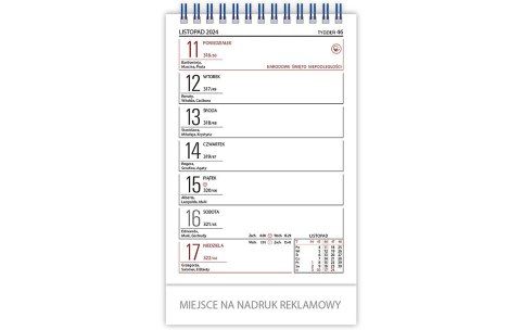 Kalendarz biurowy ZODIAK 2025 (H6) TELEGRAPH