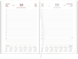Kalendarz Vivella A4 dzienny p. biały Nr kat. 216 A4DB granatowy 2024 WOKÓŁ NAS