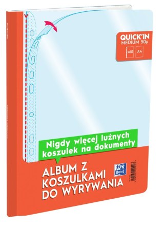 Album OXFORD z koszulkami krystalicznymi do wyrywania A4 60k 50mic krystaliczny 400136890