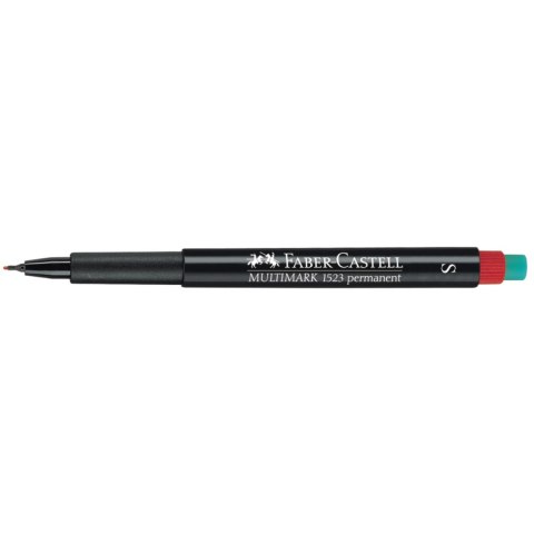 Foliopis z gumką OHP MULTIMARK S 0.4 czerwony FABER-CASTELL FC152321